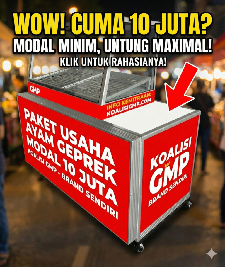 Buka Usaha Ayam Geprek Cuma 10 Juta? Ini Rincian Modalnya!