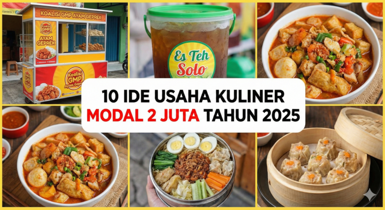10 Ide Usaha Kuliner Modal 2 Juta yang Menjanjikan di Tahun 2026